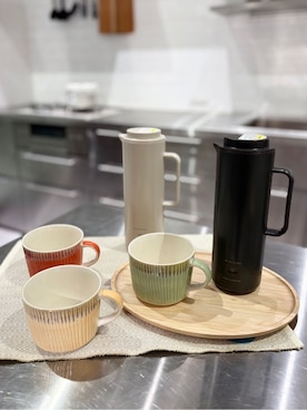 「212 KITCHEN STORE（トゥワントゥキッチンストア）のルパ マグ YE（グラス/マグカップ/タンブラー、その他）」を使った、バタコさんの冬コーディネート