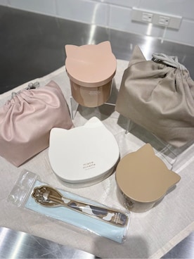 「アイテム（お弁当箱）」を使った、バタコさん（レディース・165cm）の冬コーディネート