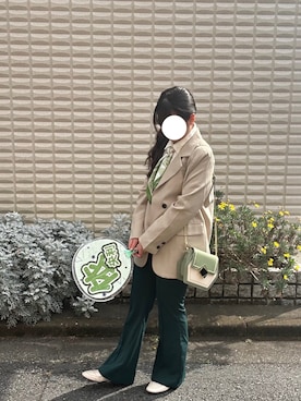 「Ada.（エイダ）のアイテム」を使った、なつきさん（レディース・154cm）の春コーディネート