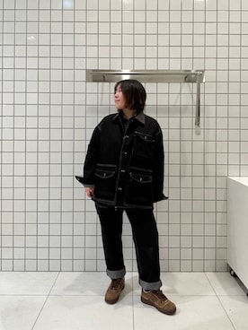 「SENSEOFPLACE」｜fyueeさん（レディース・157cm）の冬コーディネート