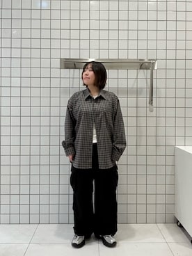 「SENSEOFPLACE」｜fyueeさん（レディース・157cm）の冬コーディネート