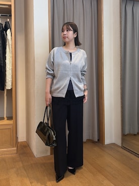 「PAPILLONNER（パピヨネ）のアイテム」を使った、ayaさん（レディース・160cm）の秋コーディネート