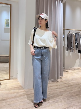 「PAPILLONNER（パピヨネ）のアイテム」を使った、ayaさん（レディース・160cm）の夏コーディネート