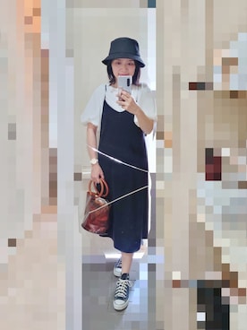 「アイテム（ワンピース/ドレス）」を使った、ayumiiさん（レディース・154cm・40代）の夏コーディネート