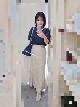 「アイテム（ピアス（両耳用））」を使った、ayumiiさん（レディース・154cm・40代）の夏コーディネート