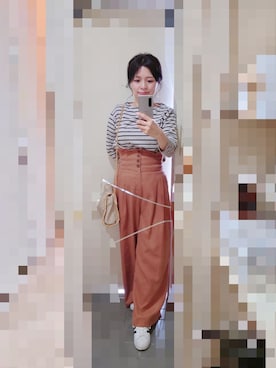 「アイテム（ピアス（両耳用））」を使った、ayumiiさん（レディース・154cm・40代）の春コーディネート
