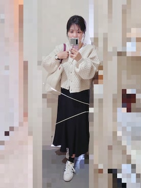 「mily bilet（ミウィビレット）のアイテム」を使った、ayumiiさん（骨格ウェーブ・レディース・154cm）の秋コーディネート
