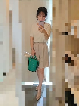 「アイテム（ピアス（両耳用））」を使った、ayumiiさん（レディース・154cm・40代）の夏コーディネート