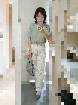 「アイテム（ピアス（両耳用））」を使った、ayumiiさん（レディース・154cm・40代）の秋コーディネート