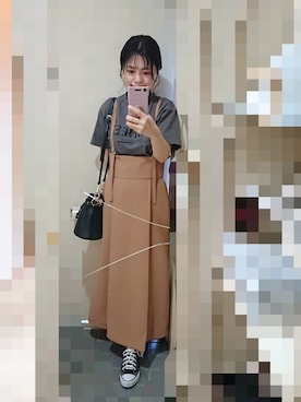 「アイテム（ピアス（両耳用））」を使った、ayumiiさん（レディース・154cm・40代）の秋コーディネート