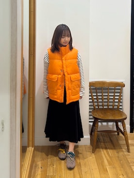 「FORK&SPOON（フォークアンドスプーン）のアイテム」を使った、Miaさん（レディース・153cm）の秋コーディネート
