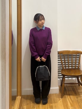 「FORK&SPOON（フォークアンドスプーン）のアイテム」を使った、Miaさん（レディース・153cm）の秋コーディネート