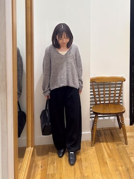 「URBAN RESEARCH DOORS（アーバンリサーチドアーズ）のアイテム（タンクトップ）」を使った、Miaさん（レディース・153cm）の秋コーディネート