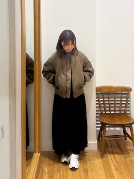 「URBAN RESEARCH DOORS(アーバンリサーチドアーズ)のアイテム(スカート)」を使った、Miaさん(レディース・153cm)の秋コーディネート