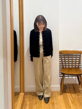 「URBAN RESEARCH DOORS（アーバンリサーチドアーズ）のアイテム（タンクトップ）」を使った、Miaさん（レディース・153cm）の秋コーディネート