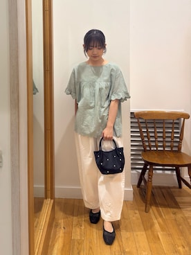 「URBAN RESEARCH DOORS(アーバンリサーチドアーズ)のアイテム(シャツ/ブラウス)」を使った、Miaさん(レディース・153cm)の夏コーディネート
