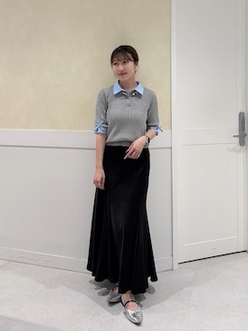 「NATURAL BEAUTY BASIC（ナチュラルビューティーベーシック）のアイテム」を使った、ririi96さん（レディース・158cm）の夏コーディネート