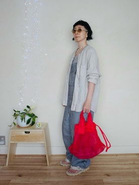 「SHAKA（シャカ）のアイテム」を使った、アチコント achicontoさん（メンズ・162cm）の秋コーディネート