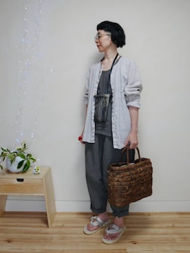 「SHAKA（シャカ）のアイテム」を使った、アチコント achicontoさん（メンズ・162cm）の秋コーディネート