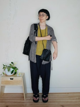 「SHAKA（シャカ）のアイテム」を使った、アチコント achicontoさん（メンズ・162cm）の秋コーディネート