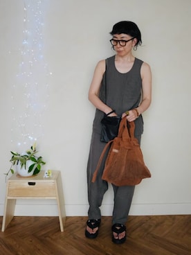 「SHAKA（シャカ）のアイテム」を使った、アチコント achicontoさん（メンズ・162cm）の夏コーディネート