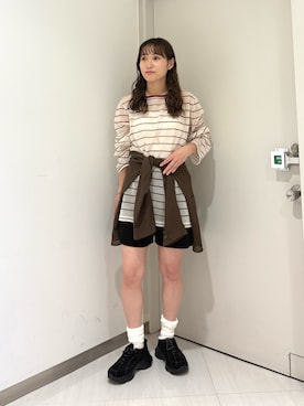 「kbf_ootd」｜ゆみこさん（レディース・152cm）の秋コーディネート