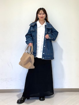 「KBF（ケイビーエフ）のアイテム（アクセサリー）」を使った、ゆみこさん（レディース・152cm）の冬コーディネート