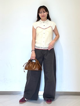ゆみこさん（レディース・152cm）の夏コーディネート