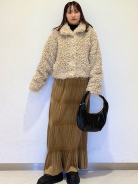 ゆみこさん（レディース・152cm）の冬コーディネート