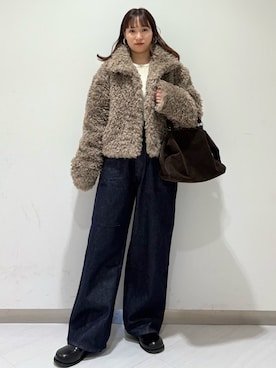 ゆみこさん（レディース・152cm）の冬コーディネート