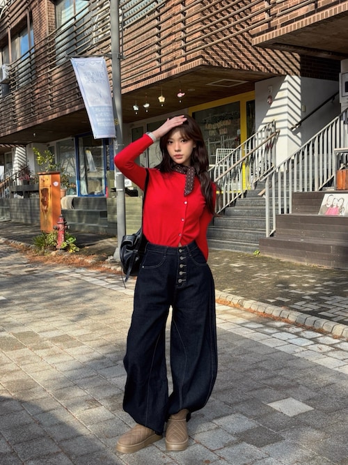 スカーフ バンダナ 「Y2K」ストリートビーニー風バンダナ レディース