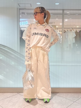 「ROSE BUD（ローズバッド）のアイテム（トップス）」を使った、𝗙𝘂𝗸𝗮さん（レディース・158cm）の春コーディネート