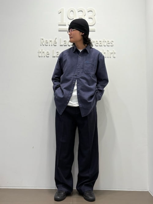 LACOSTE（ラコステ） ワイドパンツ パンツ ストレートフィットフェル