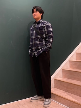 「LACOSTE（ラコステ）のアイテム」を使った、kenさん（メンズ・177cm）の秋コーディネート