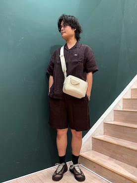 「LACOSTE（ラコステ）のアイテム」を使った、kenさん（メンズ・177cm）の夏コーディネート