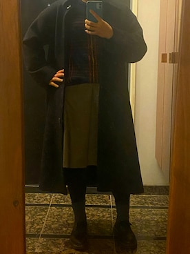 「DAKS（ダックス）のアイテム」を使った、Mayu さん（レディース・156cm）の冬コーディネート