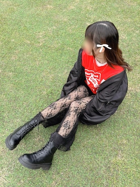 「LVEU.（ラブユ.）のアイテム」を使った、はるさん（レディース・163cm）の秋コーディネート