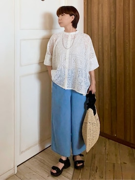 WAさん(レディース・158cm)の夏コーディネート