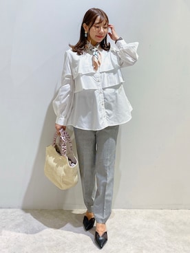 「index（インデックス）のアイテム（バッグ）」を使った、ちぃさん（レディース・147cm）の春コーディネート