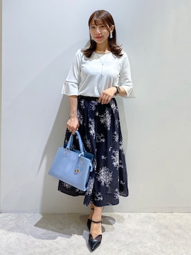 「index（インデックス）のアイテム（バッグ）」を使った、ちぃさん（レディース・147cm）の春コーディネート