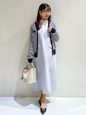 「index（インデックス）のアイテム（バッグ）」を使った、ちぃさん（レディース・147cm）の冬コーディネート