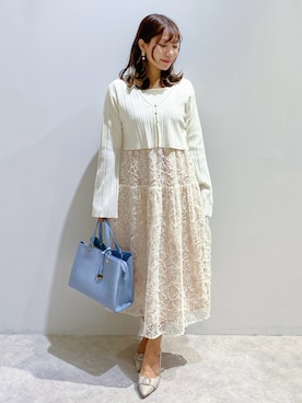 「index（インデックス）のアイテム（バッグ）」を使った、ちぃさん（レディース・147cm）の春コーディネート