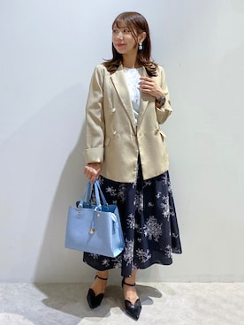 「index（インデックス）のアイテム（バッグ）」を使った、ちぃさん（レディース・147cm）の春コーディネート