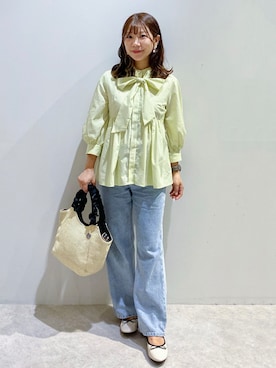 「index（インデックス）のアイテム（バッグ）」を使った、ちぃさん（レディース・147cm）の春コーディネート