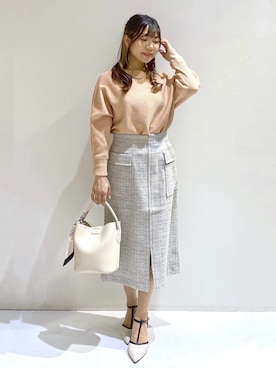 「デート服」｜ちぃさん（レディース・147cm）の冬コーディネート