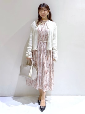 「デート服」｜ちぃさん（レディース・147cm）の冬コーディネート