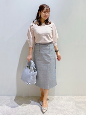 「index（インデックス）のアイテム（バッグ）」を使った、ちぃさん（レディース・147cm）の春コーディネート