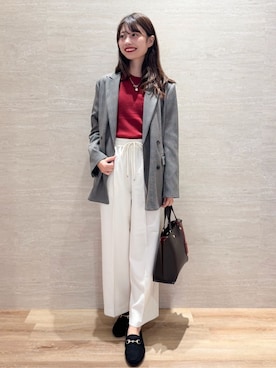 Hinaさん（レディース・160cm）の秋コーディネート