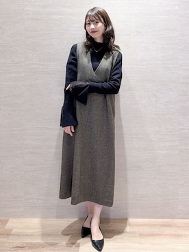 Hinaさん(レディース・160cm)の冬コーディネート