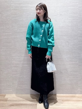 Hinaさん（レディース・160cm）の冬コーディネート